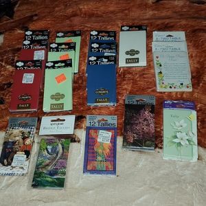 HUGE Lot of 196 Vintage Newer Bridge Tallies Congress Hallmark Springbok Caprice